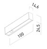 LED spot STMRS31UWW SP 2700K do lišt z řady XTRIM S
