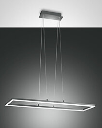 Italské LED světlo Fabas 3394-45-282 Bard šedé