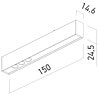 LED spot STMRS33UWW SP 2700K do lišt z řady XTRIM S
