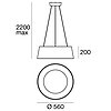 Závěsné LED světlo 8092 Oxygen_P LineaLight