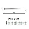 Nástěnné LED svítidlo Peter 120 AZ2087 3000K Azzardo
