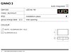 Nástěnné LED svítidlo Ginno 3 AZ0766 Azzardo