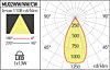 LED spot XMUSE 4000K MU02NW MWH do lišt z řady MINITRACK