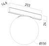 LED spot STMRS51UWW SF 2700K do lišt z řady XCLICK S RECESSED/SURFACE