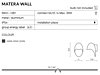 Nástěnné svítidlo Matera wall AZ2184 Azzardo