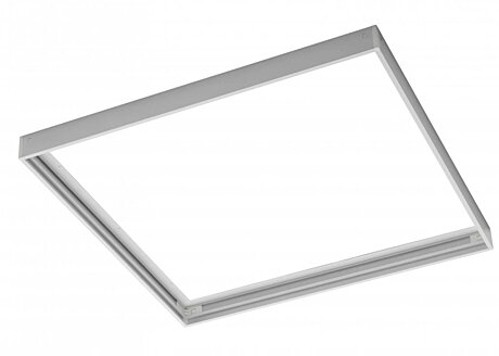 Rám na povrchovou montáž pro LED panel 60x60cm  bezšoubový, bílý