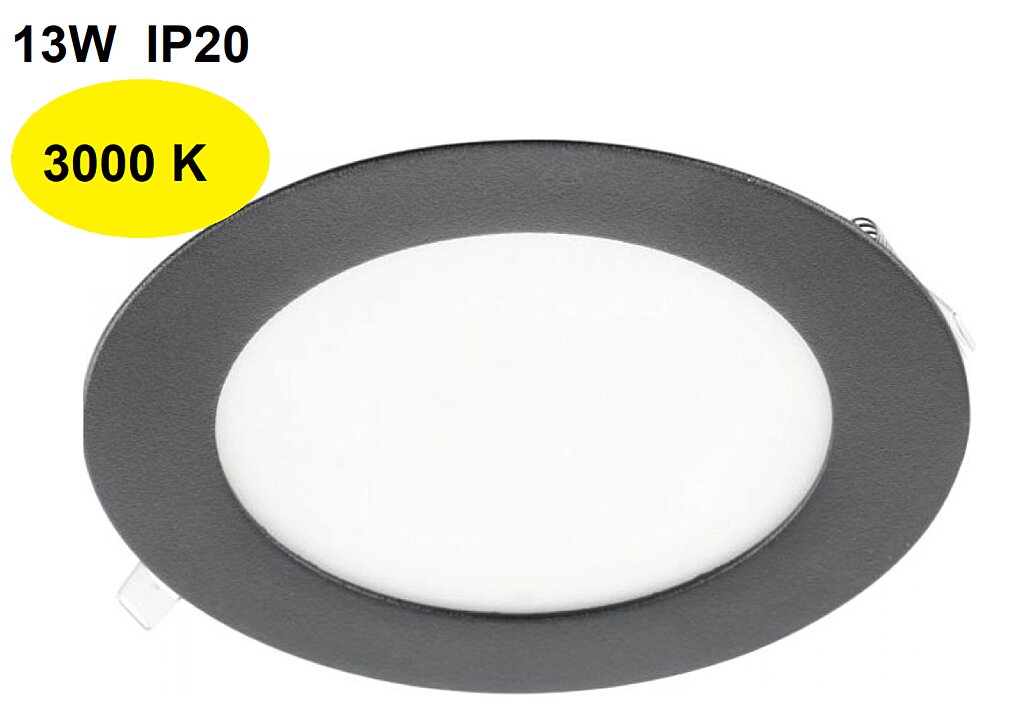 GTV Vestavné 13W LED světlo Oris LD-ORW13W-CBP-10 3000K IP20