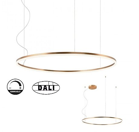 Stmívatelné závěsné LED svítidlo Orbit 01-1715-DALI 3000K Ø 100cm, Redo Group