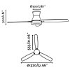 Stropní ventilátor Faro Tonsay 33384