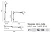 Stolní lampička A011830 Artemide TOLOMEO MICRO black A011830