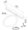 LED spot STMRS53UWW PN 2700K do lišt z řady XCLICK S RECESSED/SURFACE