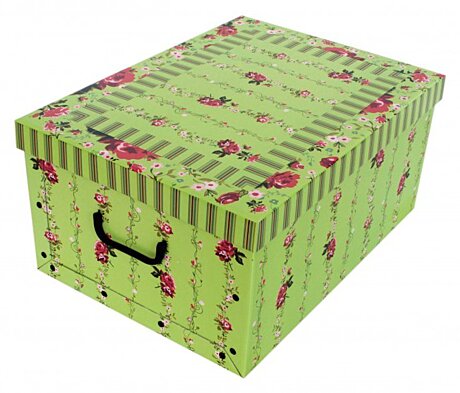 Kartonový box MINI PROVENSALE  NO-BOX-MIS-7502 zelený