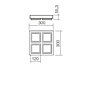 Stropní LED svítidlo TOKEN 04-386