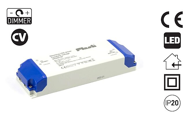 Arelux LED driver ATD24.50 50W 24V DC stmívatelný