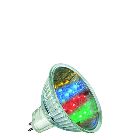 LED reflektorová žárovka 1W GU5,3 12V 7 barev
