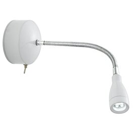 Nástěnné svítidlo 9917WH s husím krkem Searchlight s vypínačem