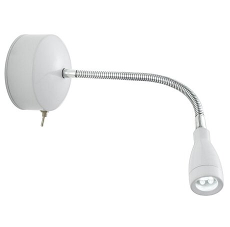 Nástěnné svítidlo 9917WH s husím krkem Searchlight s vypínačem
