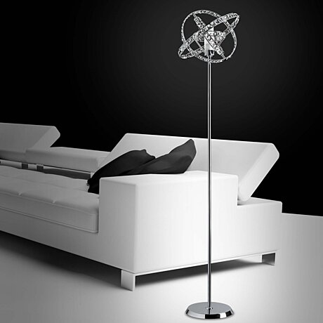 Stojací lampa QUEEN M1210-CCR