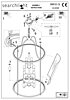 Závěsné svítidlo Lantern 5614BK Searchlight