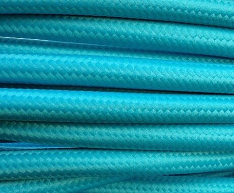 Textilní kabel světle modrý 25084 2x0,75mm