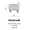 Nástěnné svítidlo Azzardo Carmen wall AZ1283