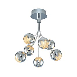 Stropní LED svítidlo Ozcan 5372-7 chrome