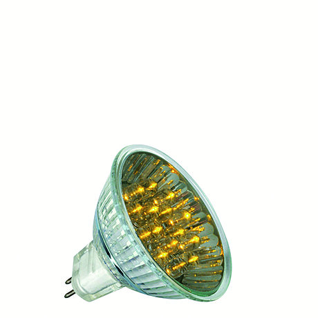 LED reflektorová žárovka 1W GU5,3 12V žlutá