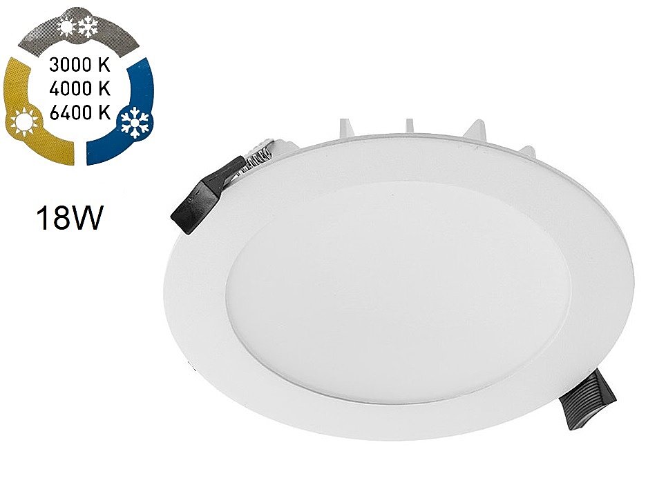 Zápustné svítidlo AREZZO LD-ARZ18W-CCT 18W IP20 IK08, GTV