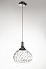 Italské LED světlo 8142 LineaLight Mongolfier_P1 black nikl