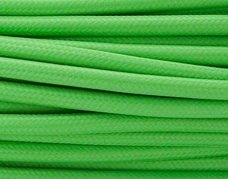 Textilní kabel zelený 25052 2x0,75mm