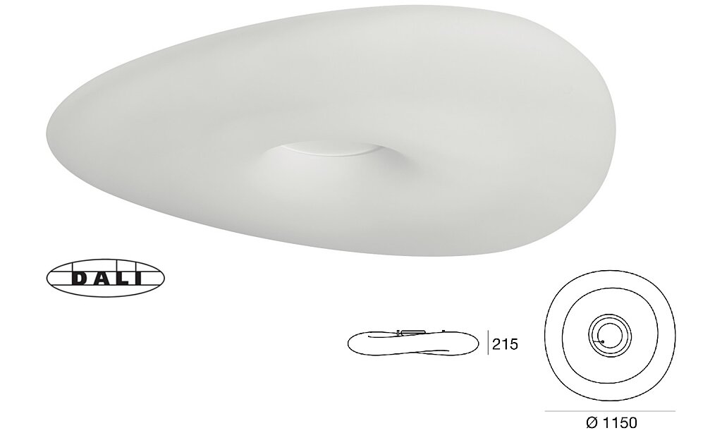 Italské LED světlo 7789 Mr.Magoo pr.1,15m LineaLight