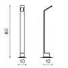 Venkovní LED lampa Joe IP54 AZ3483 AZzardo