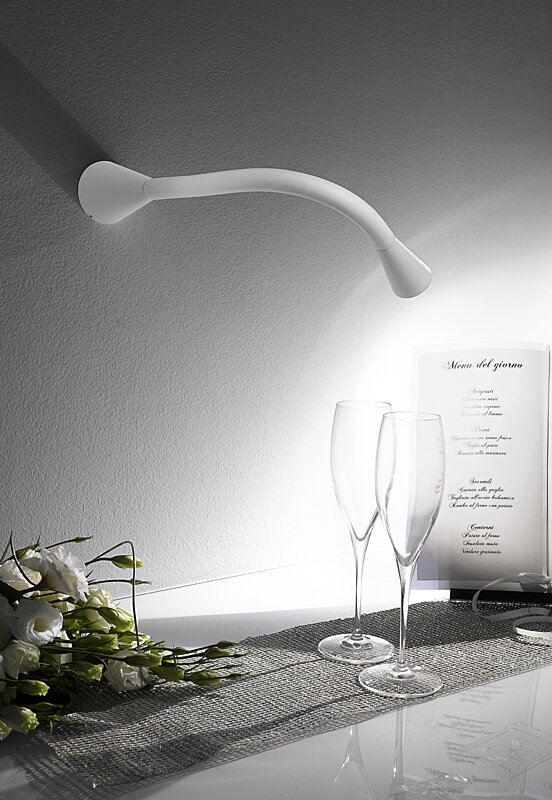 LineaLight Nástěnné LED svítidlo Snake_W1 7223 bílé bez trafa