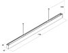 Lineární LED svítidlo XUNO SYSTEM 3000K UNS03WW SBK