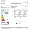 Stropní bodové svítidlo Azzardo Tomi 3 AZ0664 white/gray