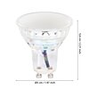 Stmívatelná LED žárovka 110295 Eglo  GU10 3000K 500lm 5,8W 120° CRI90