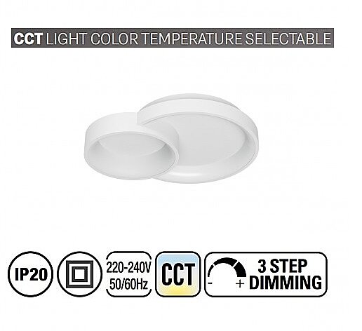 Moderní LED světlo COMBI 01-3367 Smarter CCT 48cm