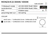 Stropní LED svítidlo Monza R 22 4000K AZ2260 Azzardo