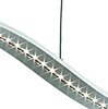 Moderní LED svítidlo Searchlight 2076SS saténově stříbrné