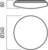 Stropní LED svítidlo XEON 4000K EN01NW