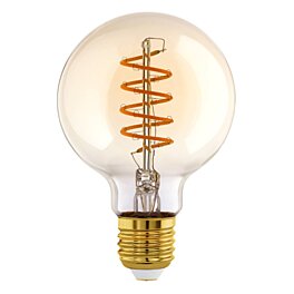 8W LED žárovka 110369 Eglo E27 jantarová dimm