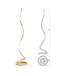 Stmívatelná CCT lampa Scroll 01-4282 Redo group