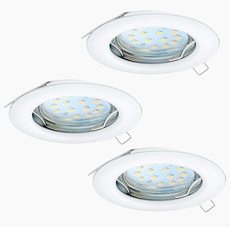 Zápustné LED svítidlo set 3ks PENETO Eglo 94235