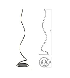 Stmívatelná CCT lampa Scroll 01-4283 Redo group