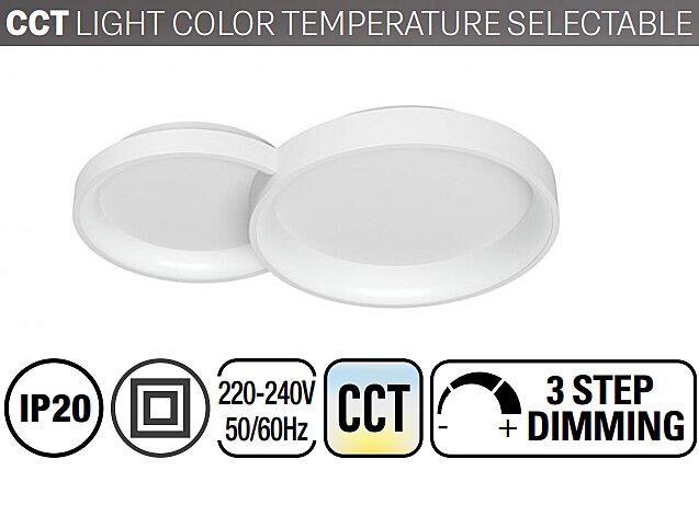 Moderní LED světlo COMBI 01-3370 Smarter CCT 71cm