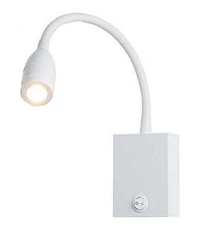 ZAMBELIS Nástěnné LED světlo H33 Zambelis bílé s vypínačem