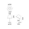 Italská lampička Artemide CHOOSE 1128020A