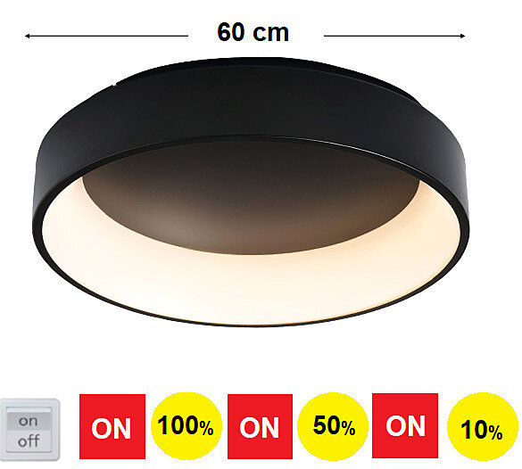 ACA Lighting Apostolidis LED světlo BR81LEDC60BKD ACA Apollo krokově stmívatelné