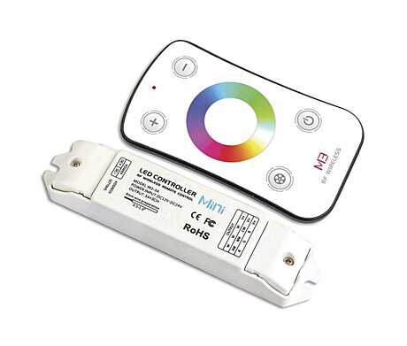 Wireli RGB ovladač dotykový set 3204000060 dotykový dálkový ovladač s přijímačem