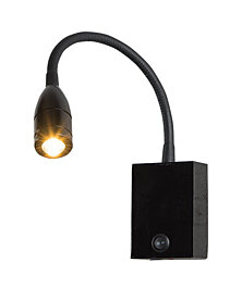 Nástěnné LED světlo H32 Zambelis černé s vypínačem